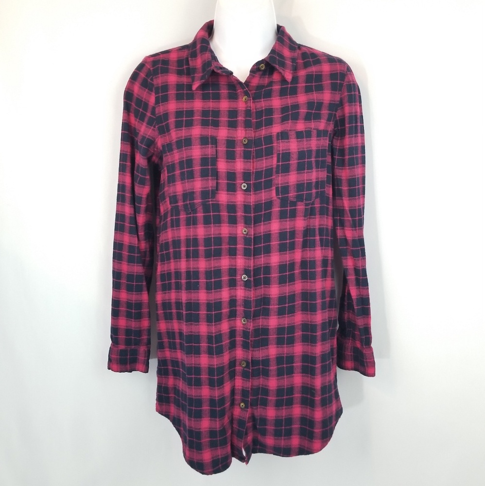 ⭐️5/$25 Forever 21 Plaid Long Sleeve Shirt